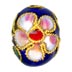 Cloisonne Handmade Beads - Royal Blue Enamel Flower Arts.