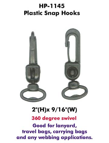 Plastic snap hooks hp1145