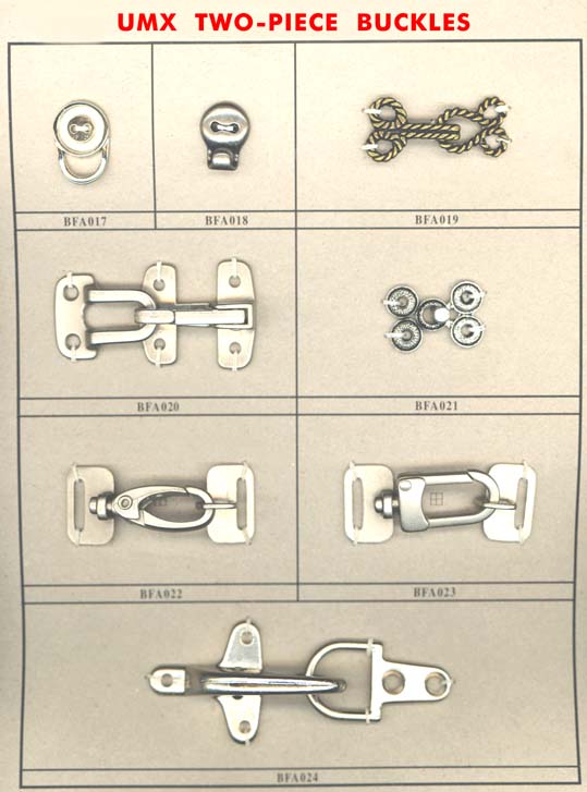two-piece buckles with hooks series A-3