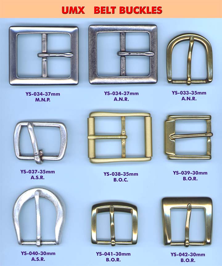 Buckle Series YS-034 to YS-042: Jeans buckles: Shoe Buckles: Belt Buckles: Fashion Buckles:  Buckle Series