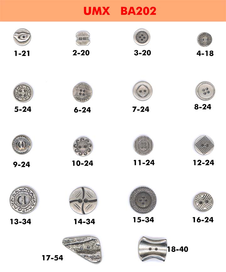 large picture of ABS fashion buttons ba202