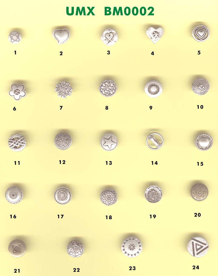 large picture of the most popular metal fashion button series 2