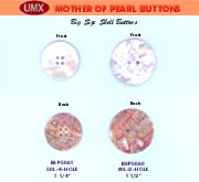BSP5060-5061: Big size awabi shell buttons, mother of pearl buttons
