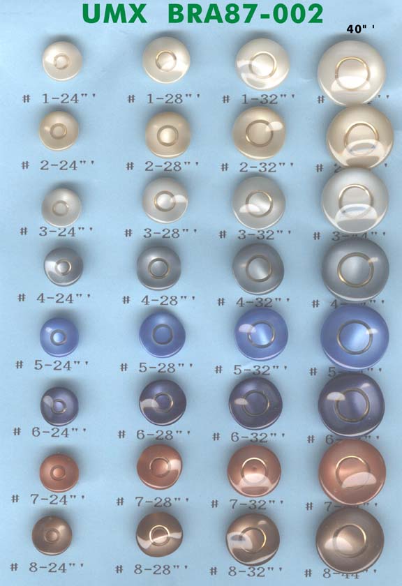 polyester button series bra87-002