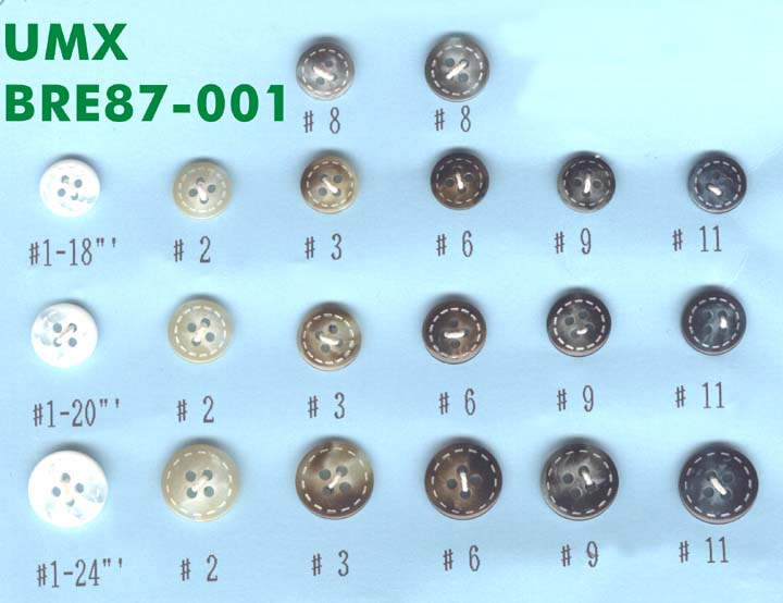 large picture of bre87-001-10 button series