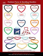Catalogue: Fashion Handbag Hardware: Love Heart Plastic Handles