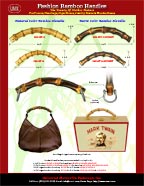 Wholesale Bamboo Handles: Cigar Box Purse Bamboo Handle, Box Purse Bamboo Handle, Bamboo Wooden Box Handle