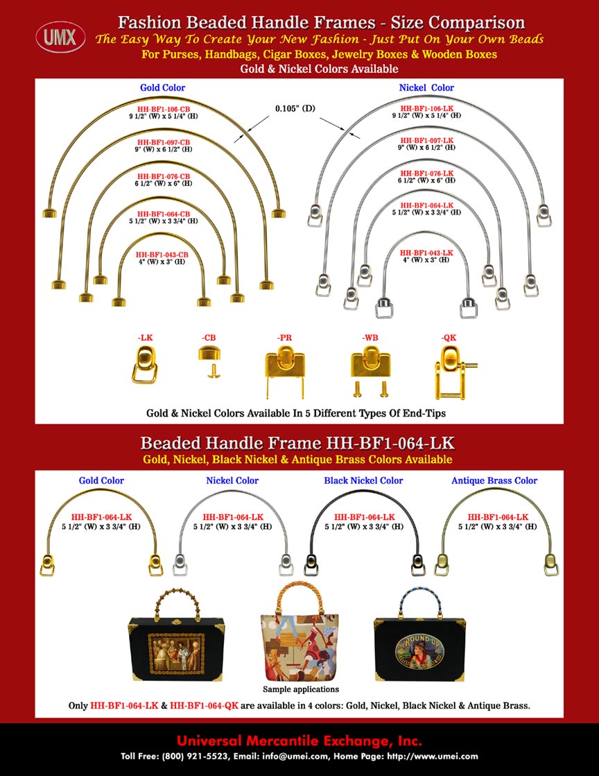 Catalogues - Stylish Fashion Purse and Handbag Handle Frames