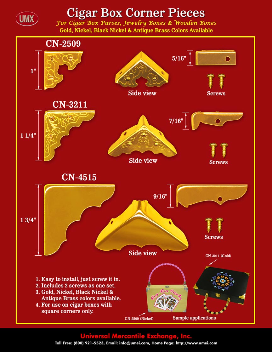 UMX LT-25 Metal Latch: Cigar Box, Jewelry Box, Wood Boxes Hardware Accessory