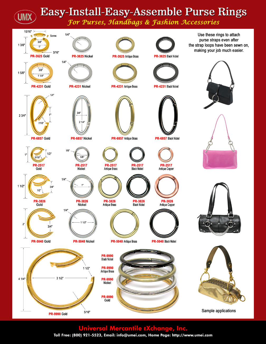 Purse & Handbag Hardware