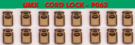 Cord Lock: Thin Thickness Square cord lock: With Gold, Silver Color - P063
