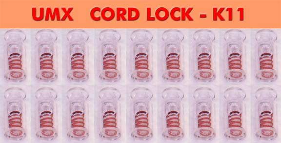 Clear Transparent Color cord lock, cord Fastener, cord stopper -k11
