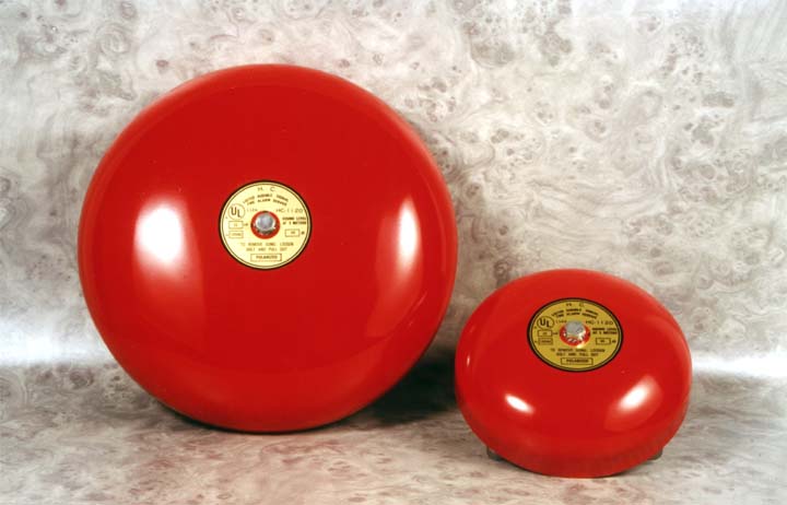 Large Picture of Gallery #2: Electric Fire Alarm Bell, Wall-Mount Fire Alarm Bell, Fire Bell: Fire Alarm System