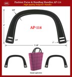 Designer Handbag: plastic handle Colorful Latest Fashion Styles - AP114