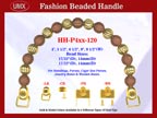 Beaded Purse Handles HH-P4xx-120 For Woman's Purses