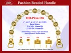 Beaded Purse Handles HH-P4xx-126 For Vintage Purses
