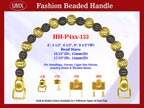 Designer Handbag Handles HH-P4xx-133 For Beaded Evening Handbags