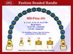 Designer Purse Handles HH-p4xx-195 For Beaded Designer Purses