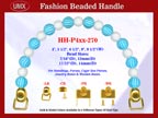 Designer Purse Handle HH-P4xx-270 For Beaded Designer Purses
