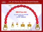 HH-P4xx-363 Cigar Handbag Purse Handle: Cigar Box Handbag Star Fruit Beads Purse Handle: Box Handbag Handles