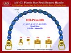 HH-P4xx-369: Cigar Box Handbag Purse Handle: Box Handbag Star Fruit Beads Purse Handle: Cigar Box Handbag Handles