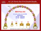 Make Cigar Box Handbags Handle: Make Cigar Handbags Star Fruit Beads Purse Handle: Make Box Handbags Handles - HH-Pxx-385