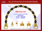 Make Wood Cigar Box Purse Handle: Make Wood Cigar Purse Star Fruit Beads Purse Handle: Make Wood Box Purse Handles - HH-Pxx-386