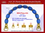 Box Purse Handle: Cigar Box Purse Handles, Star Fruit Beads Beaded Box Handle: Box Purse Handles - HH-Pxx-335