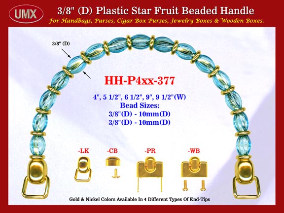 Make Cigar Purse Handle: Make Cigar Box Purse Star Fruit Beads Purse Handle: Make Box Purse Handles - HH-Pxx-377