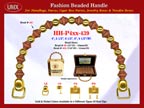 Wholesale Handbag Handles HH-Pxx-439 With Bead Crafts, Bali Bead Crafts, Crafted Beads