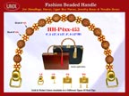 Wholesale Purses Handle: HH-Pxx-453 with Round Bali Beads and Flower Bali Beads