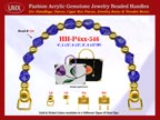 Topaz Jewelry Beads, Acrylic Topaz Beads For Women's Genuine Handbag Handle: HH-Pxx-546
