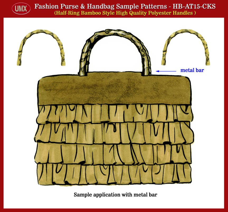 HB-AT15CKS-PTN Fashion Purse and Handbag Sample Patterns