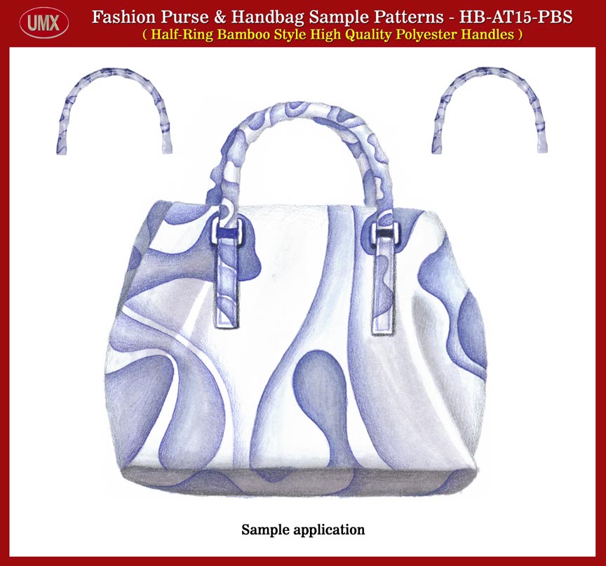 HB-AT15PBS-PTN-B Fashion Purse and Handbag Sample Patterns