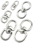 Double-Eye Swivel Rings - HM-03D-SW, HM-03C-SW, HM-04-SW, HM-05-SW, HM-005-SW, HM-B010-SW, HM-011-SW