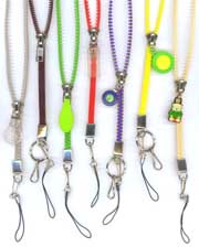Eazy-Zip cell phone, name badge neck lanyards