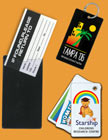 Hard Plastic Plate With Pouch or Name Tag Holder For ID Card, Name Badge, ID Tag, Bag Tag or Luggage Tag.