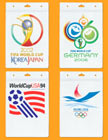 Custom Printed Olympic Sporting ID Holder For Sprots Game Show ID or Game Show Ticket.