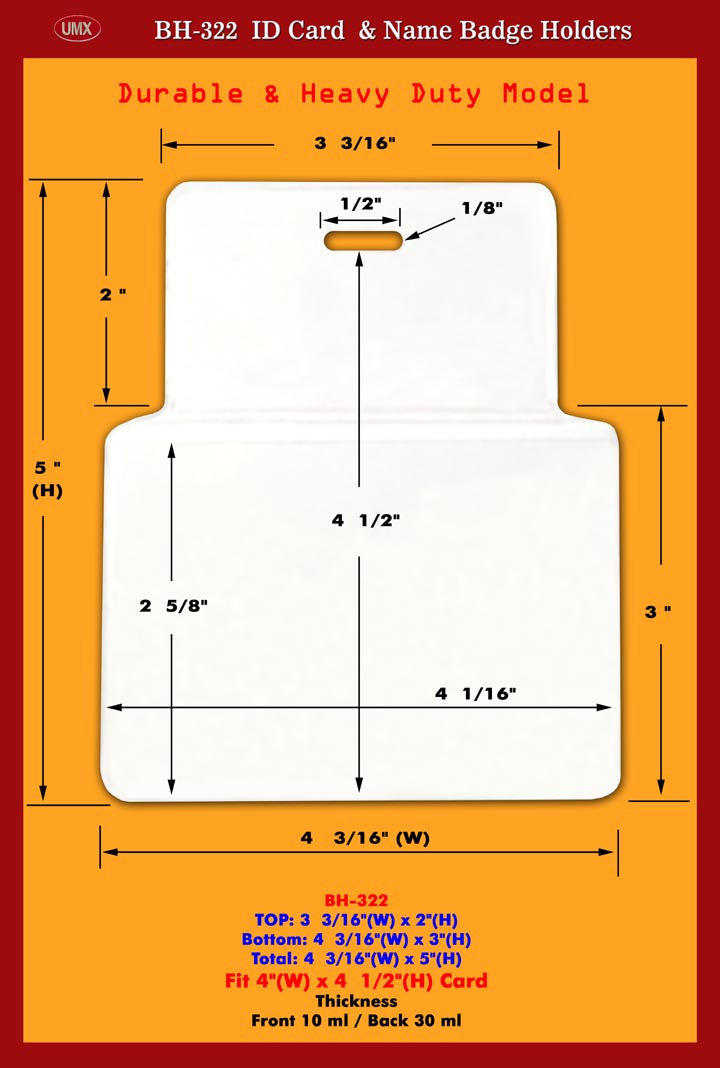 We are top loading Badge holder wholesaler.