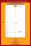 Big ID Holder BH-4060, 4"(W) x 6"(H), Fit 3 3/4"(W)x5 1/2"(H) Card, Thickness, Front 10 ml / Back 10 ml