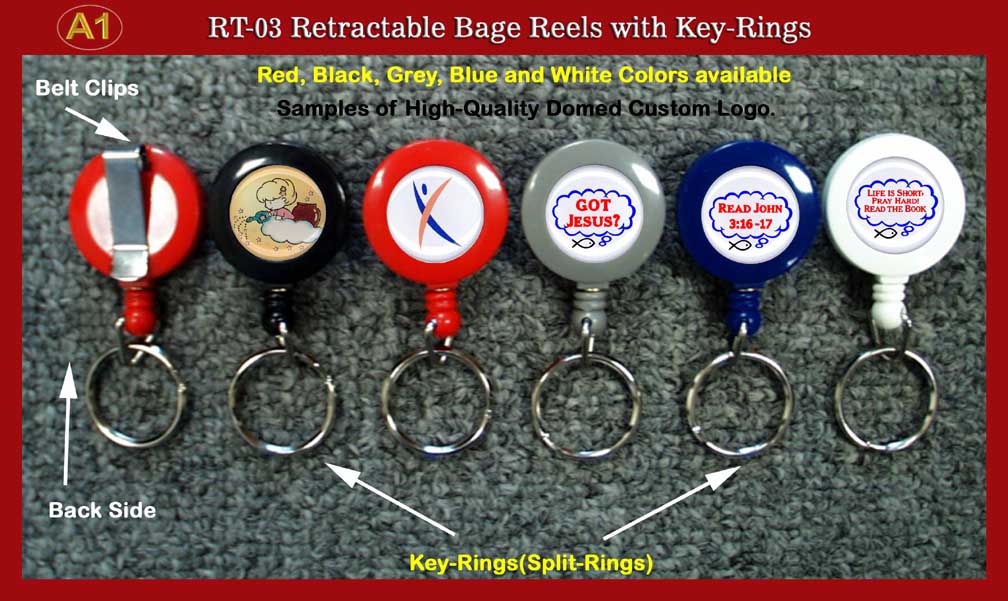 Custom Logo Retractable Key Chains