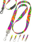 Modern Art Lanyards: Abstract, Geometric, Psychedelic, Trippy, Groovy, Pop Arts Lanyards.