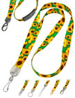 Flower Straps: Cool Sunflower Print Straps, Sun Flower Patterns Printed Straps.