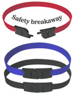 5/8" Safety Break Away Plain Color Heavy Duty Fabric Wristband or Wrist Straps, Wrist Bands or Wrist Rings.