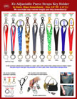 Key Holder Wrist Lanyards With Sunflower, Reflective, Red-White-Blue Stripes, Hawaiian, Desert Camo and Denim Patterns