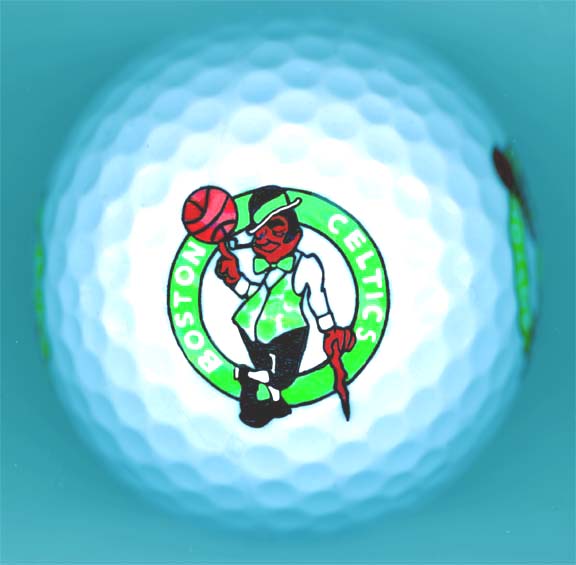 boston celtics logo golf balls