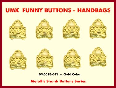 funny buttons - metallic handbag buttons bm3013