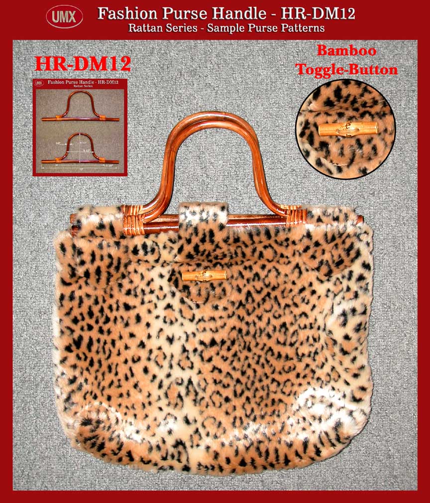 Fashion Designer Purse and Handbag Pattern - HR-DM Rattna Handle Series -
Pattern 1