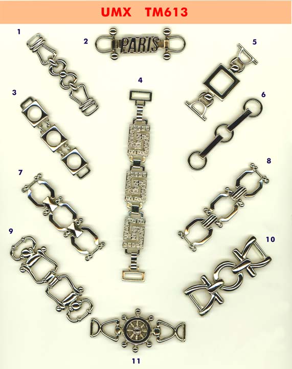 fashion chains, buckles, trimmings series tm613